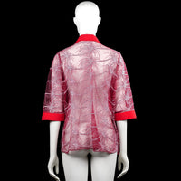 Cardigan - Red & Pink - Size L