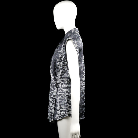 Blouse - Black & White - Size M