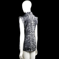 Blouse - Black & White - Size M