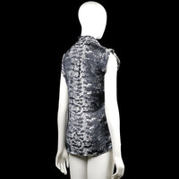 Blouse - Black & White - Size M