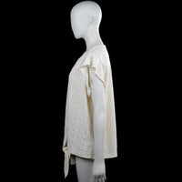 Blouse - Ivory - Size L