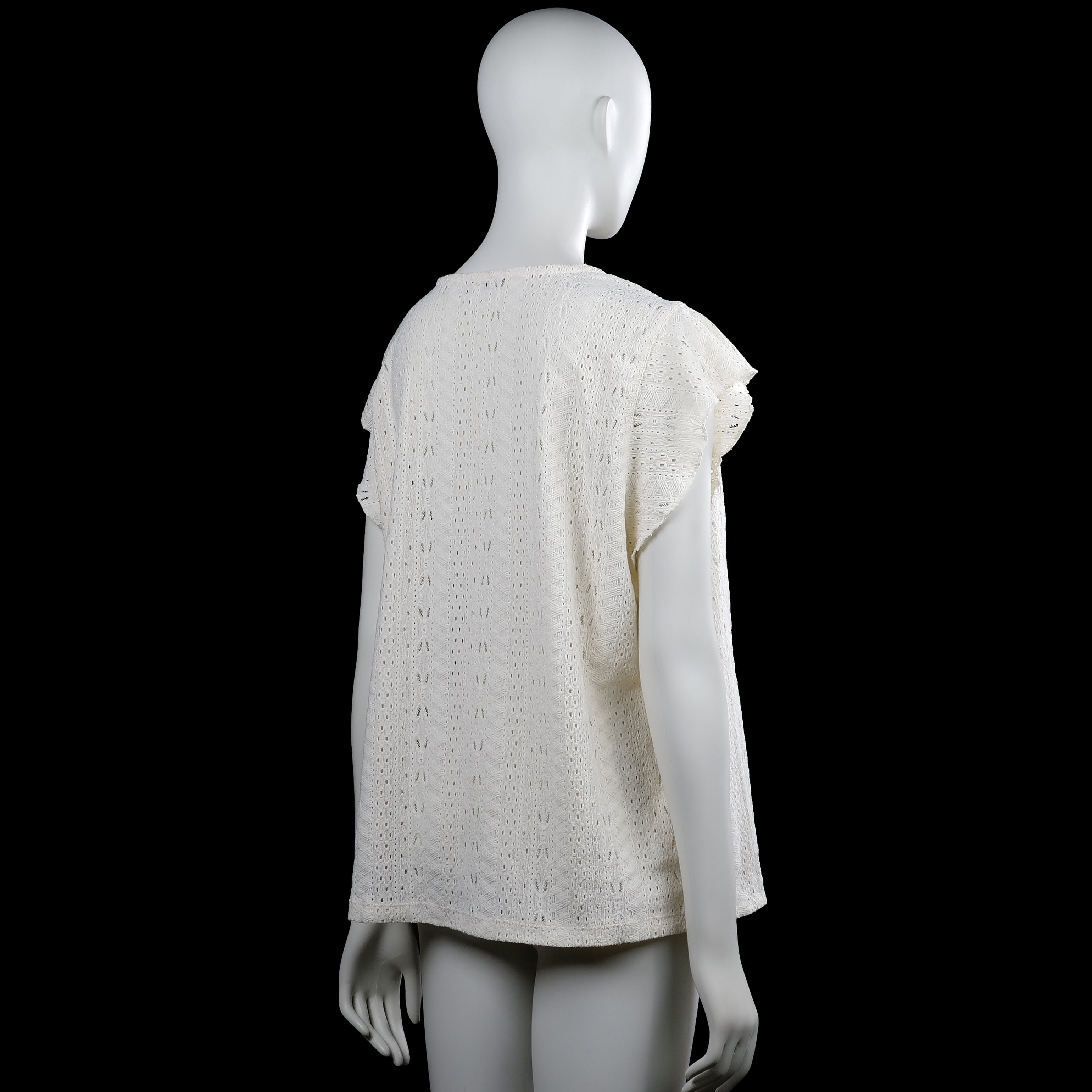 Blouse - Ivory - Size L