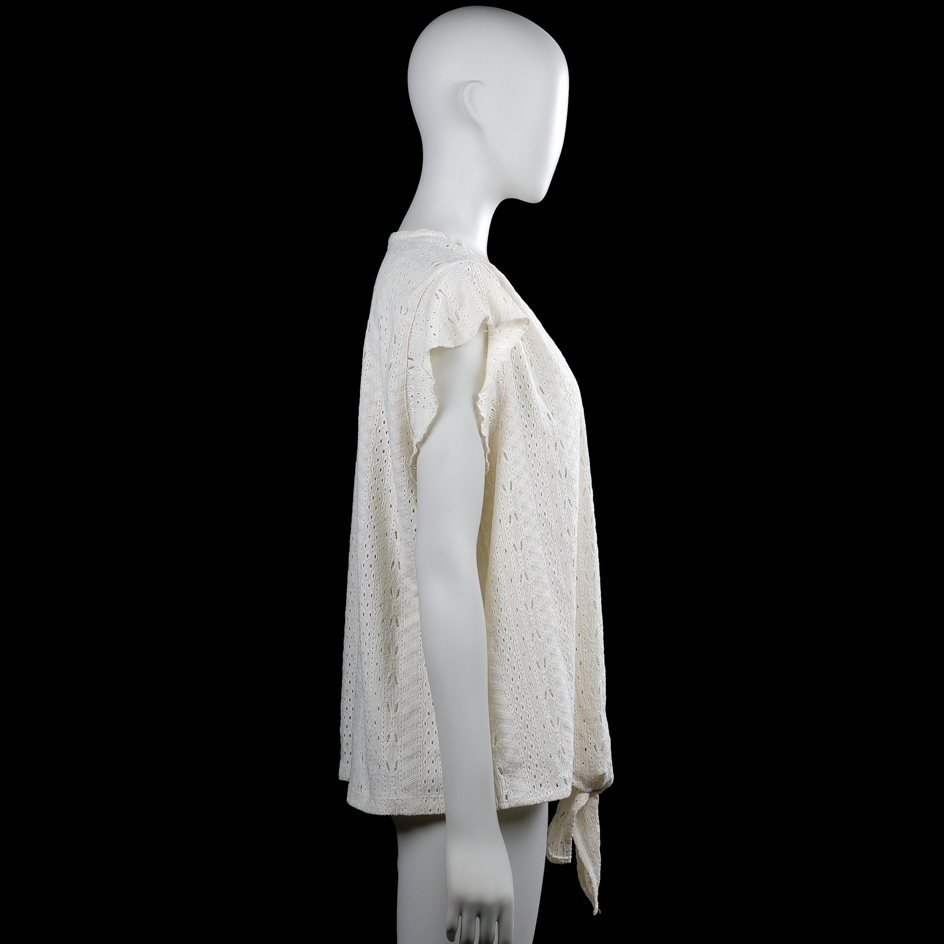Blouse - Ivory - Size L