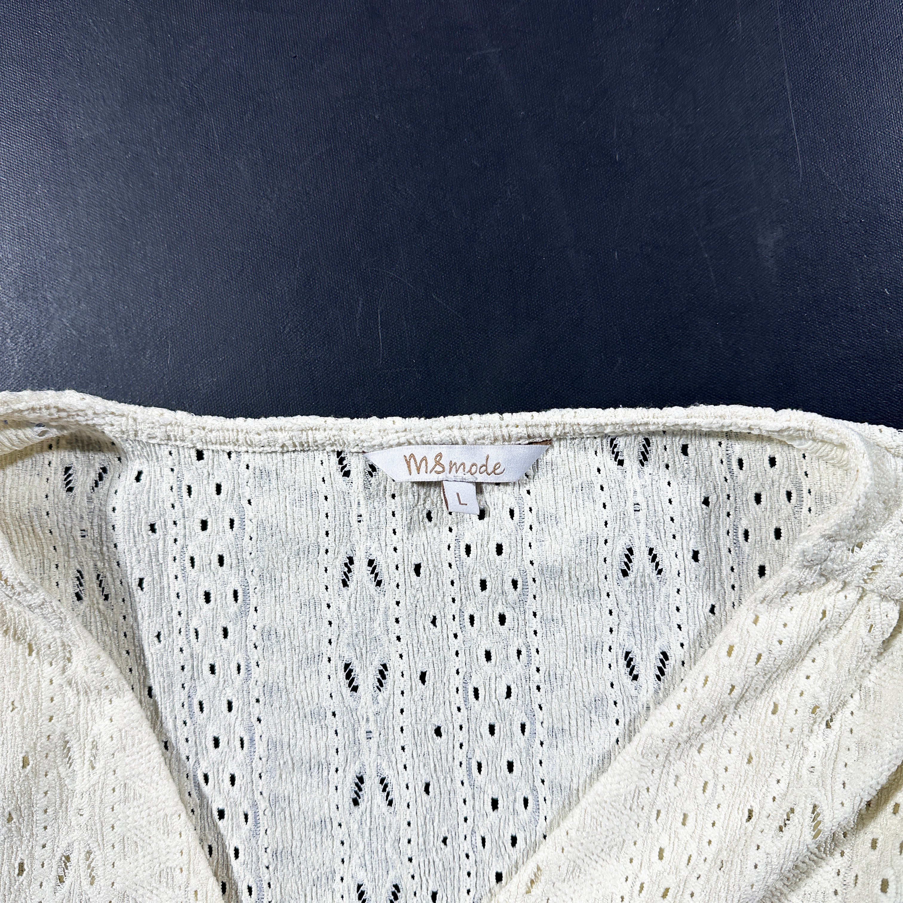 Blouse - Ivory - Size L