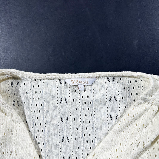 Blouse - Ivory - Size L
