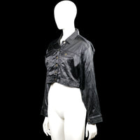 Leather jacket - Black - Size S