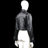 Leather jacket - Black - Size S