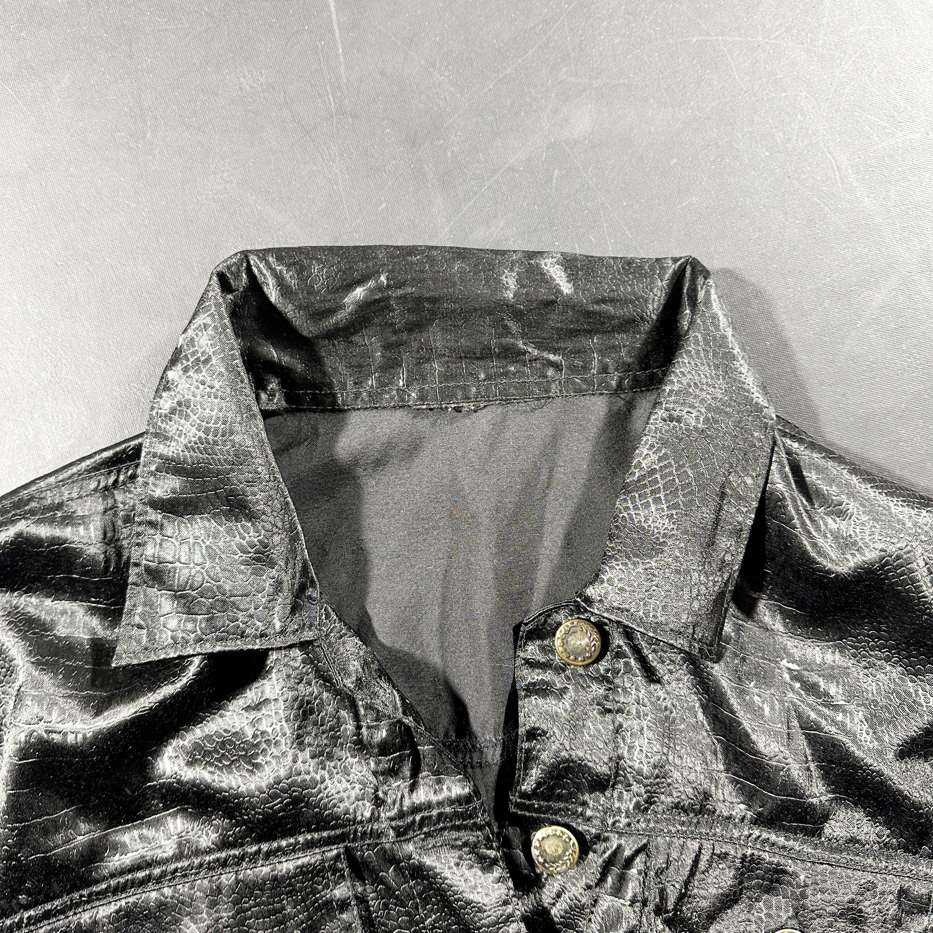 Leather jacket - Black - Size S