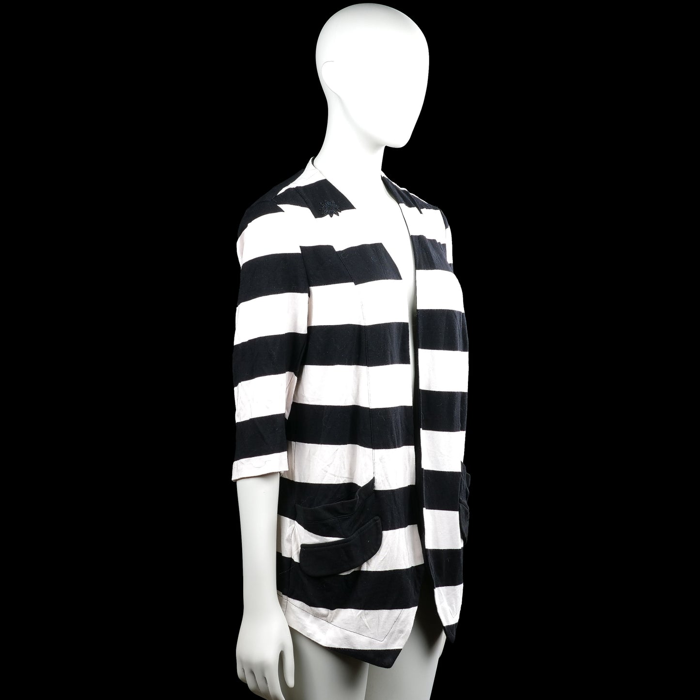 Cardigan - Black & White - Size 38