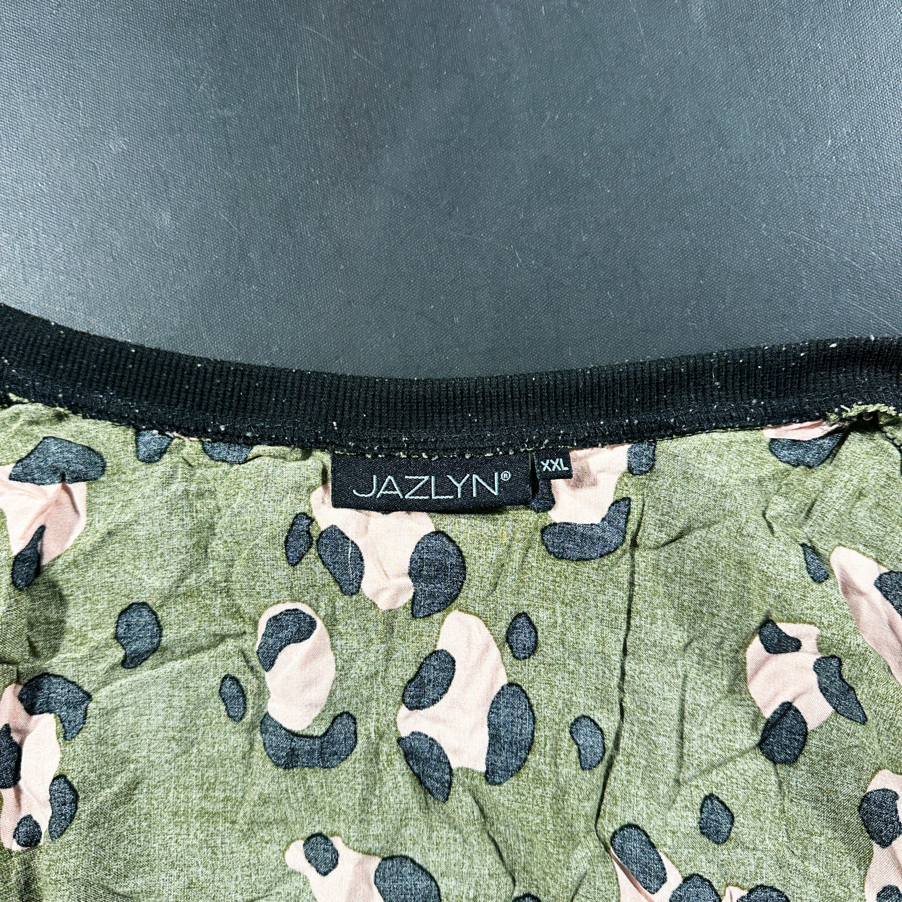 Bomber jacket - Olive & Pink - Size XXL
