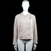 Rosebud - Biker jacket - Beige - Size 46 - Beige solid jacket with a mock neck and an asymmetrical front zip closure. Long sleeves with plain cuffs and two zippered front pockets with a straight hem.