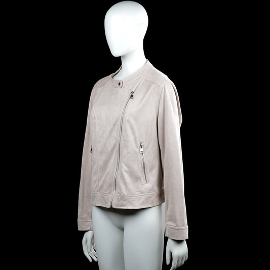 Biker jacket - Beige - Size 46