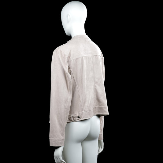 Biker jacket - Beige - Size 46