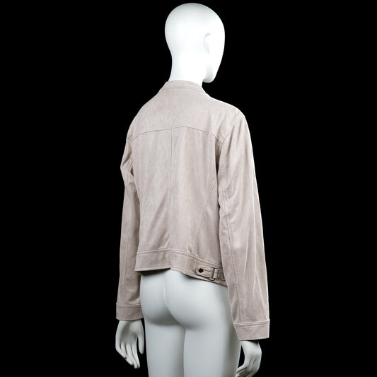 Biker jacket - Beige - Size 46