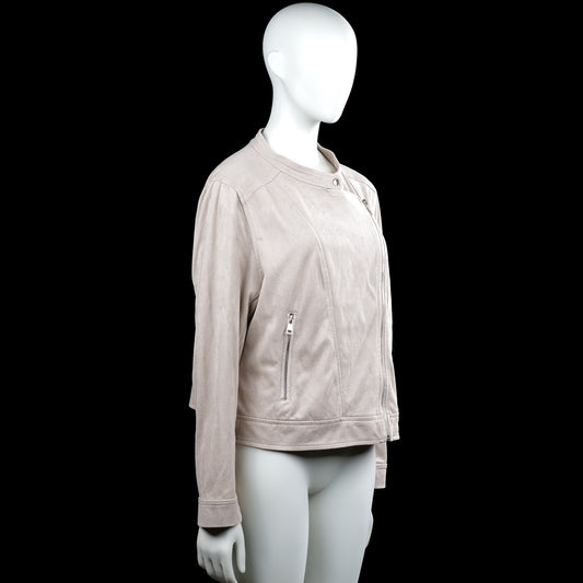Biker jacket - Beige - Size 46