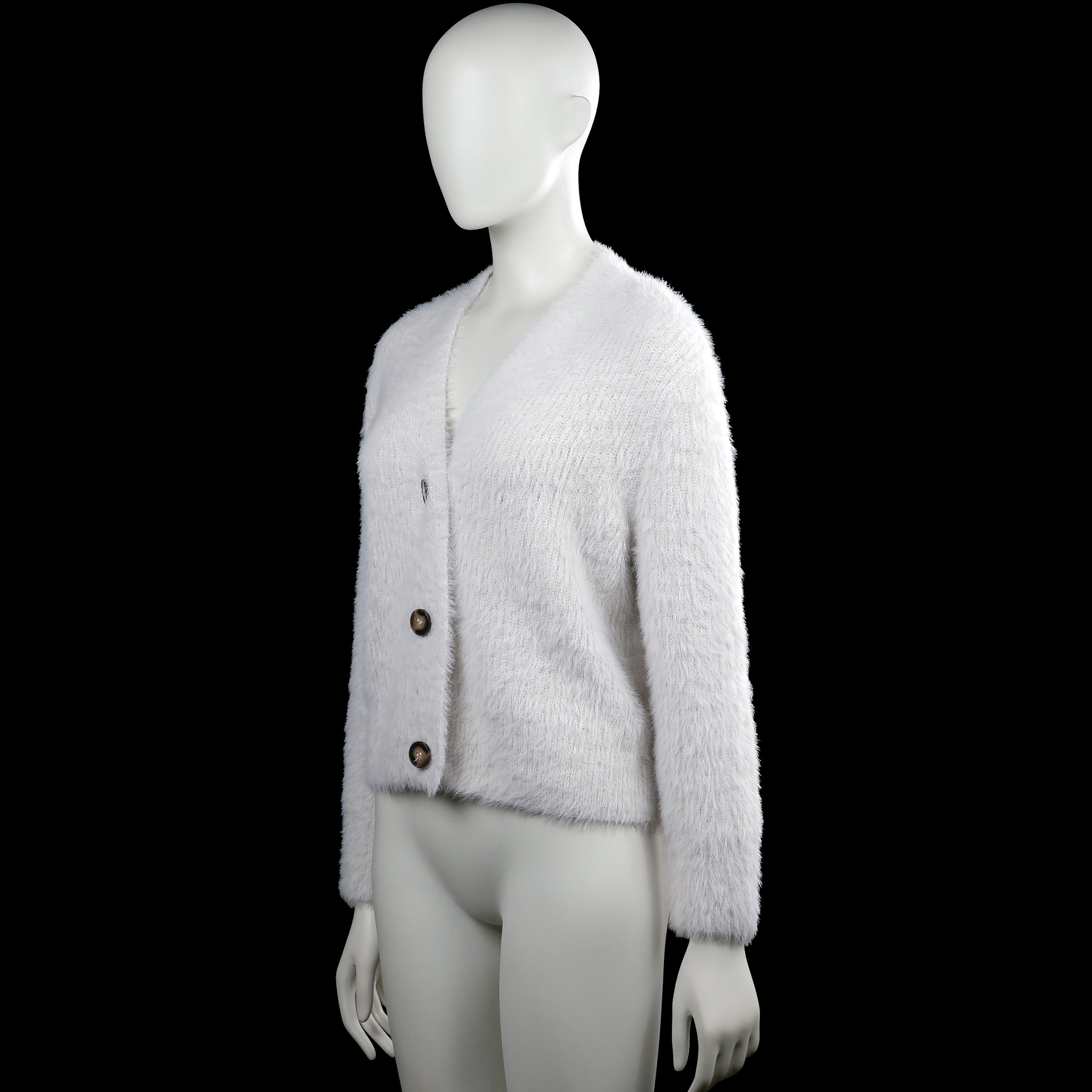 Cardigan - White - Size M
