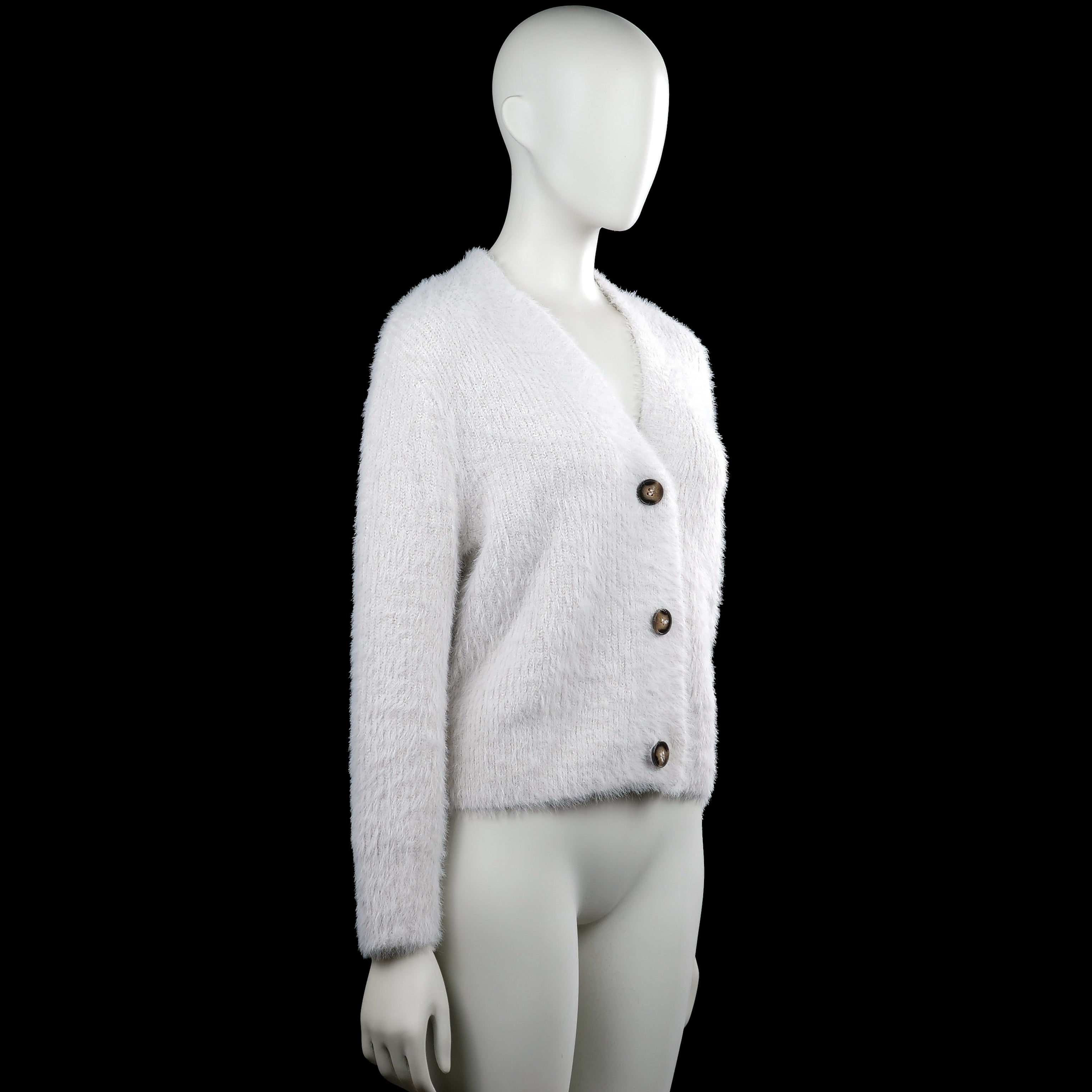 Cardigan - White - Size M