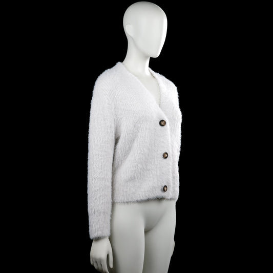 Cardigan - White - Size M