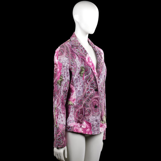 Blazer - Pink & Olive - Size 40