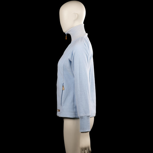 Fleece jacket - Light Blue & Light Gray - Size 36