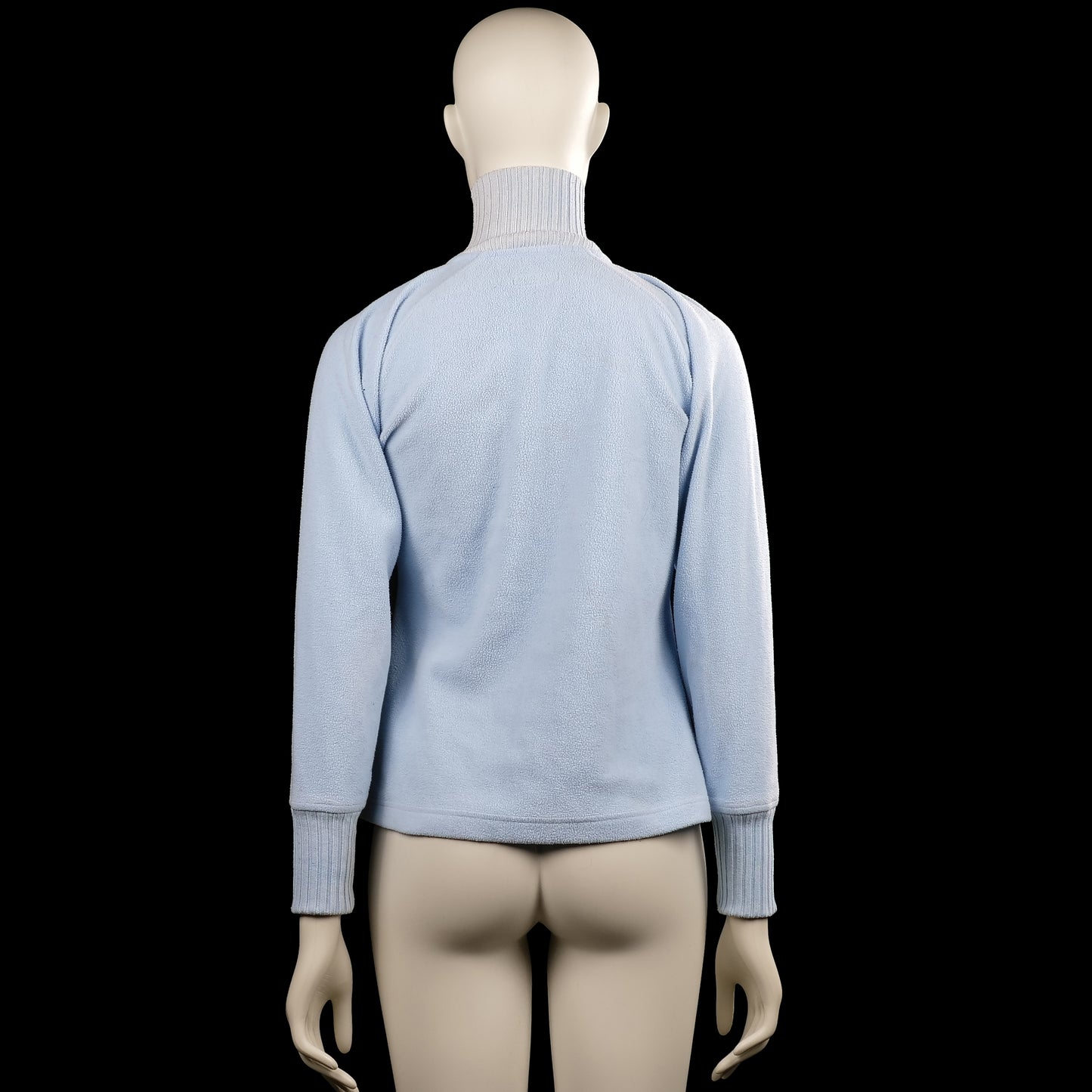 Fleece jacket - Light Blue & Light Gray - Size 36