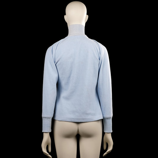 Fleece jacket - Light Blue & Light Gray - Size 36