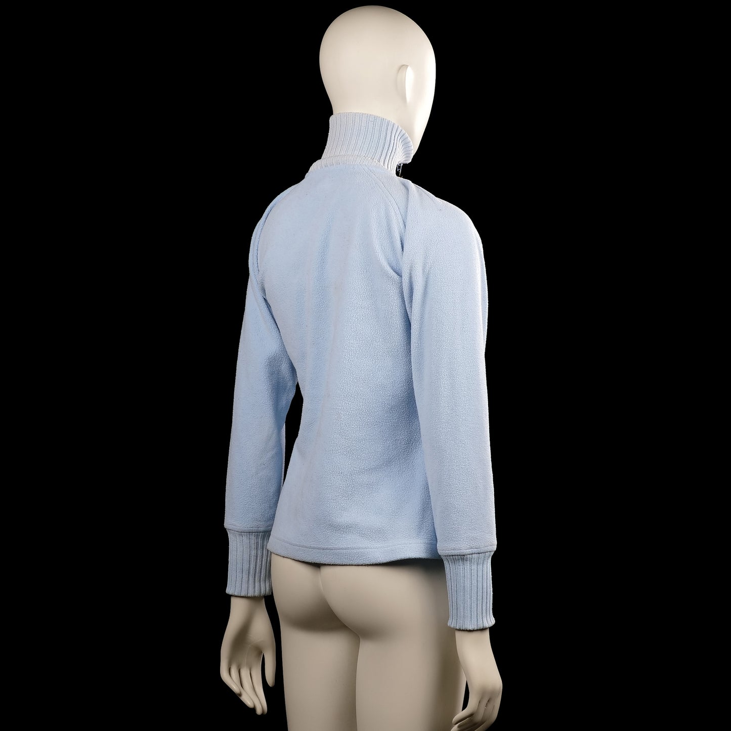 Fleece jacket - Light Blue & Light Gray - Size 36