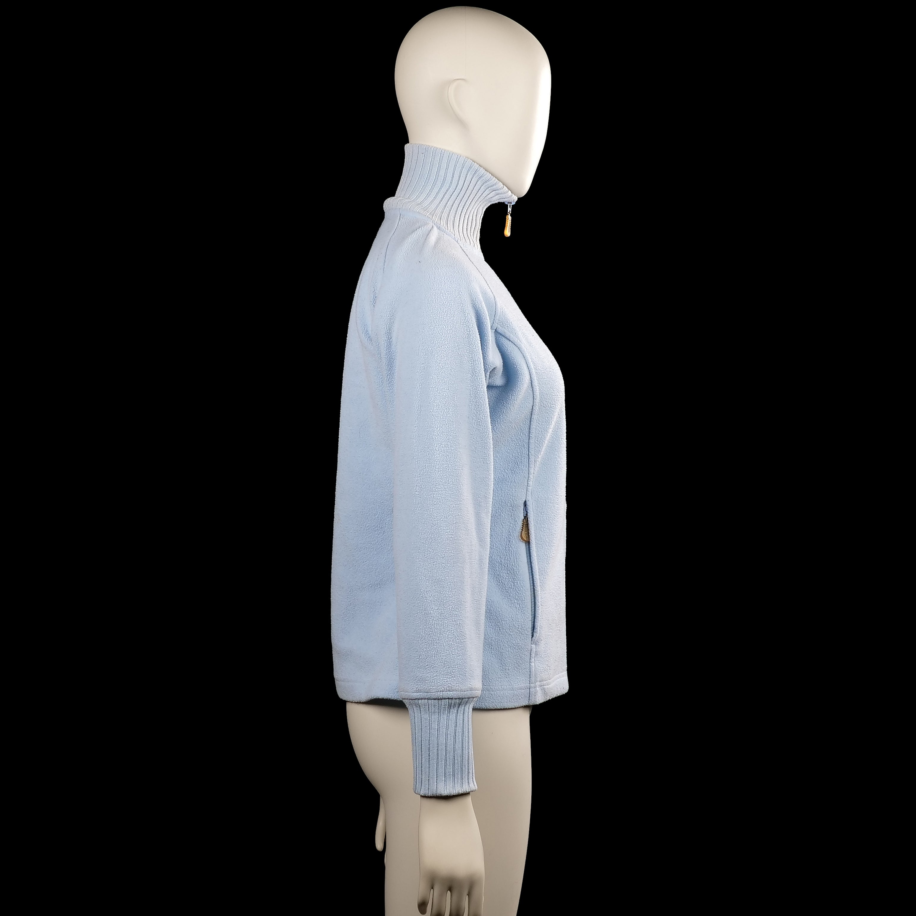 Fleece jacket - Light Blue & Light Gray - Size 36