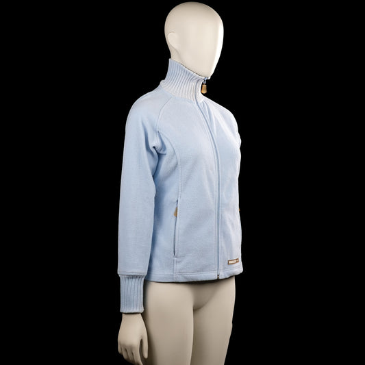 Fleece jacket - Light Blue & Light Gray - Size 36