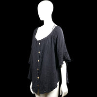 Blouse - Black - Size 50, 52
