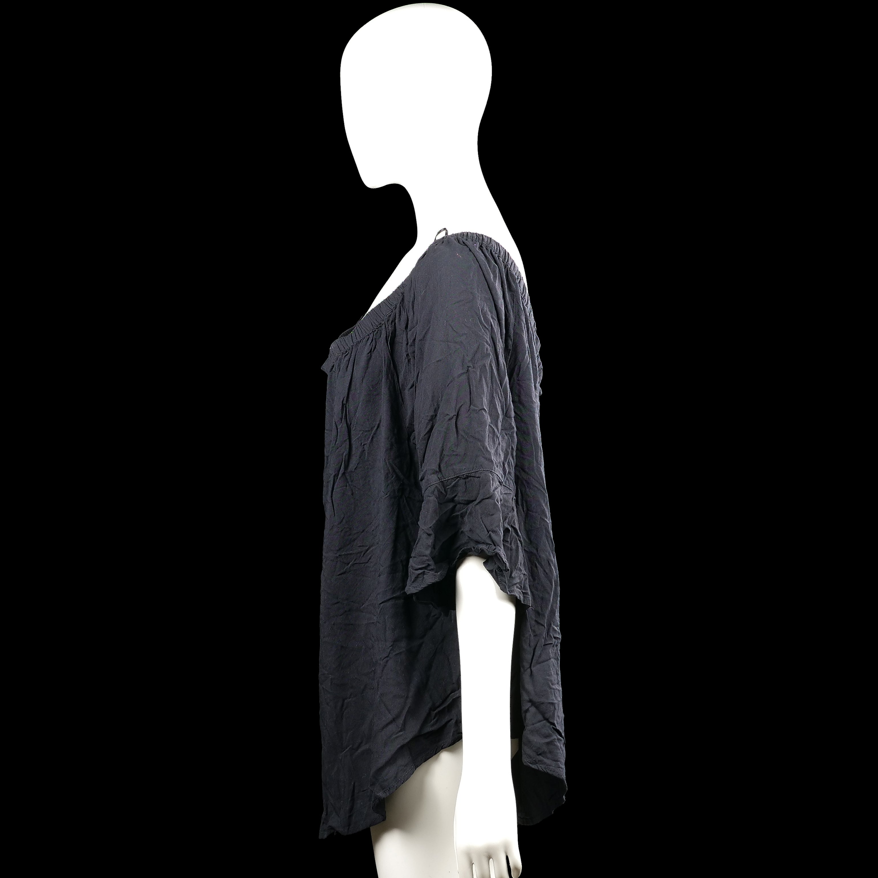 Blouse - Black - Size 50, 52