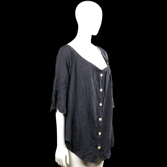 Blouse - Black - Size 50, 52
