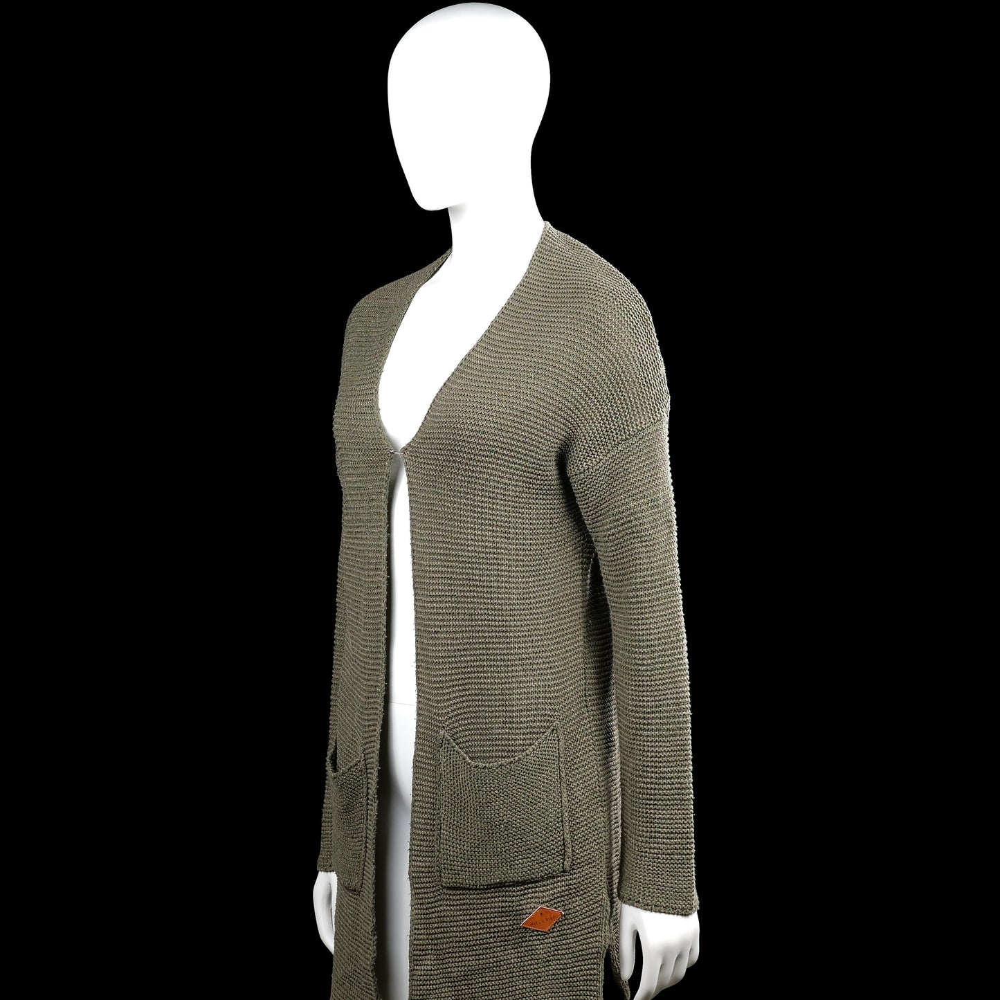 Cardigan - Olive - Size XS
