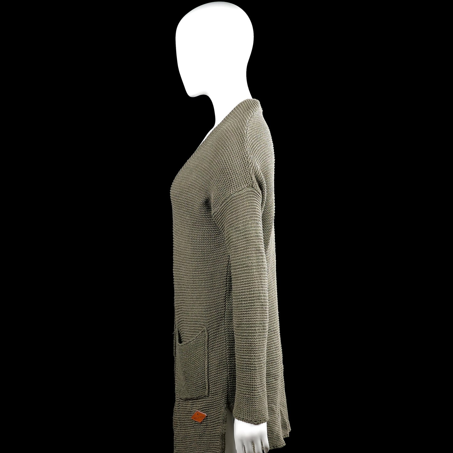 Cardigan - Olive - Size XS