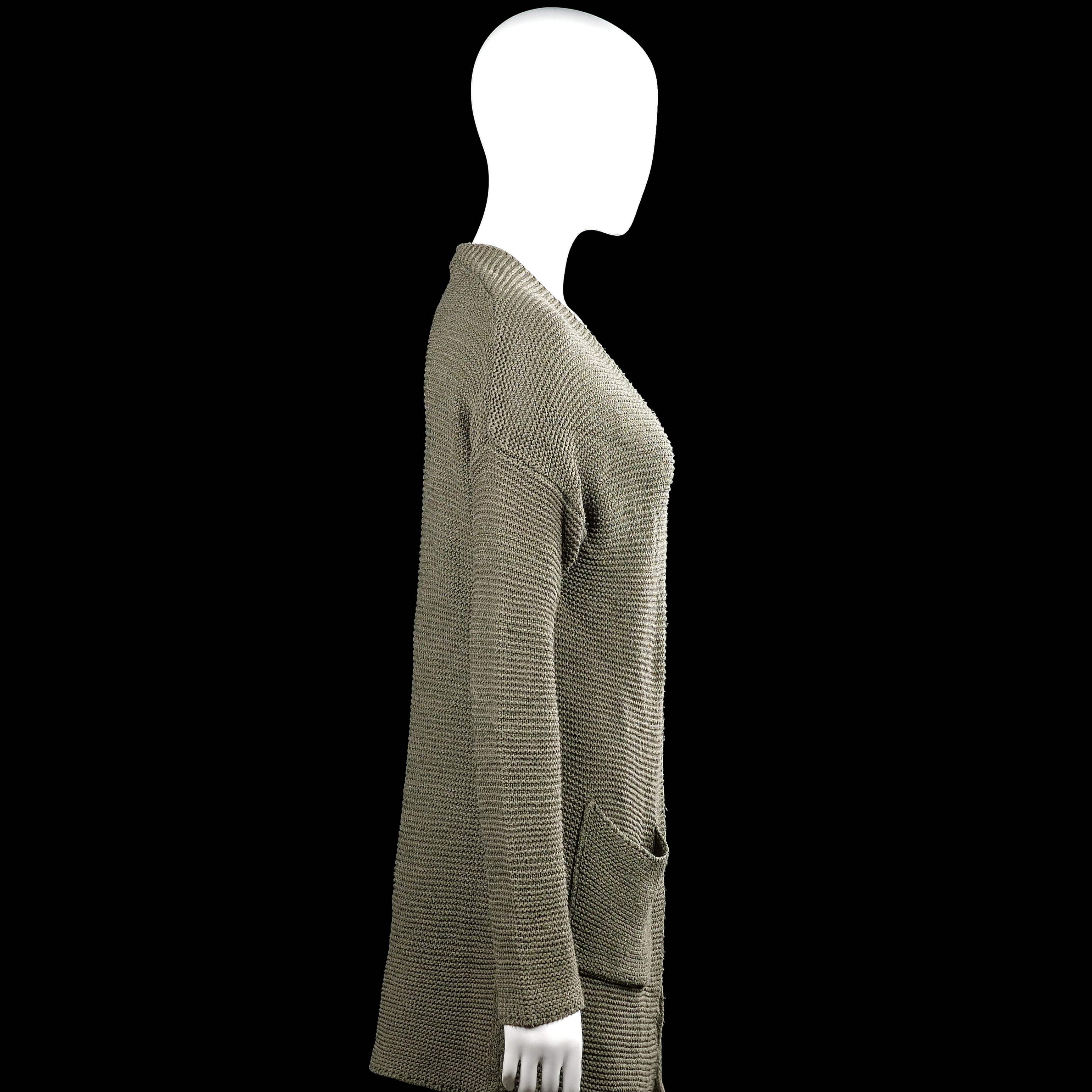 Cardigan - Olive - Size XS
