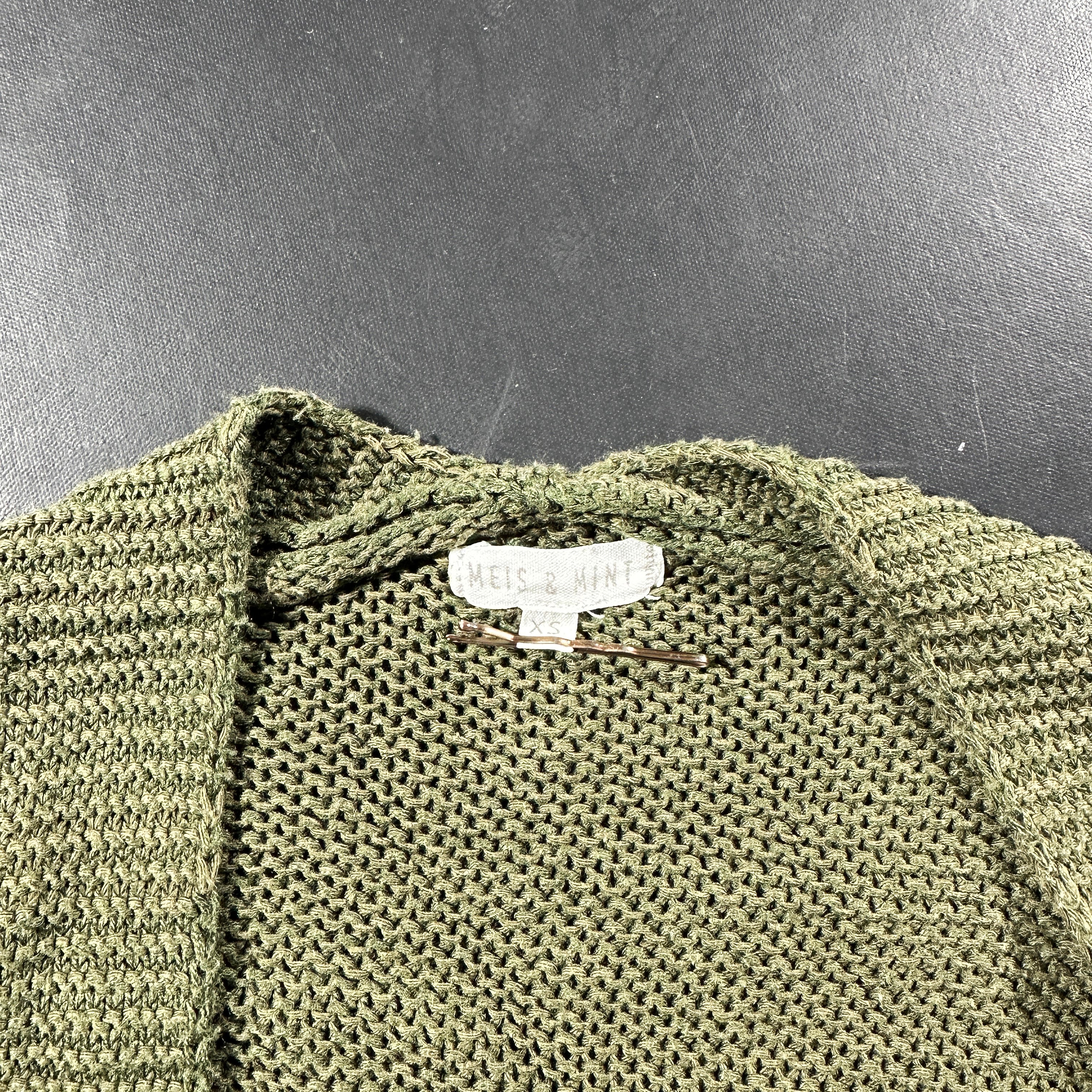 Cardigan - Olive - Size XS