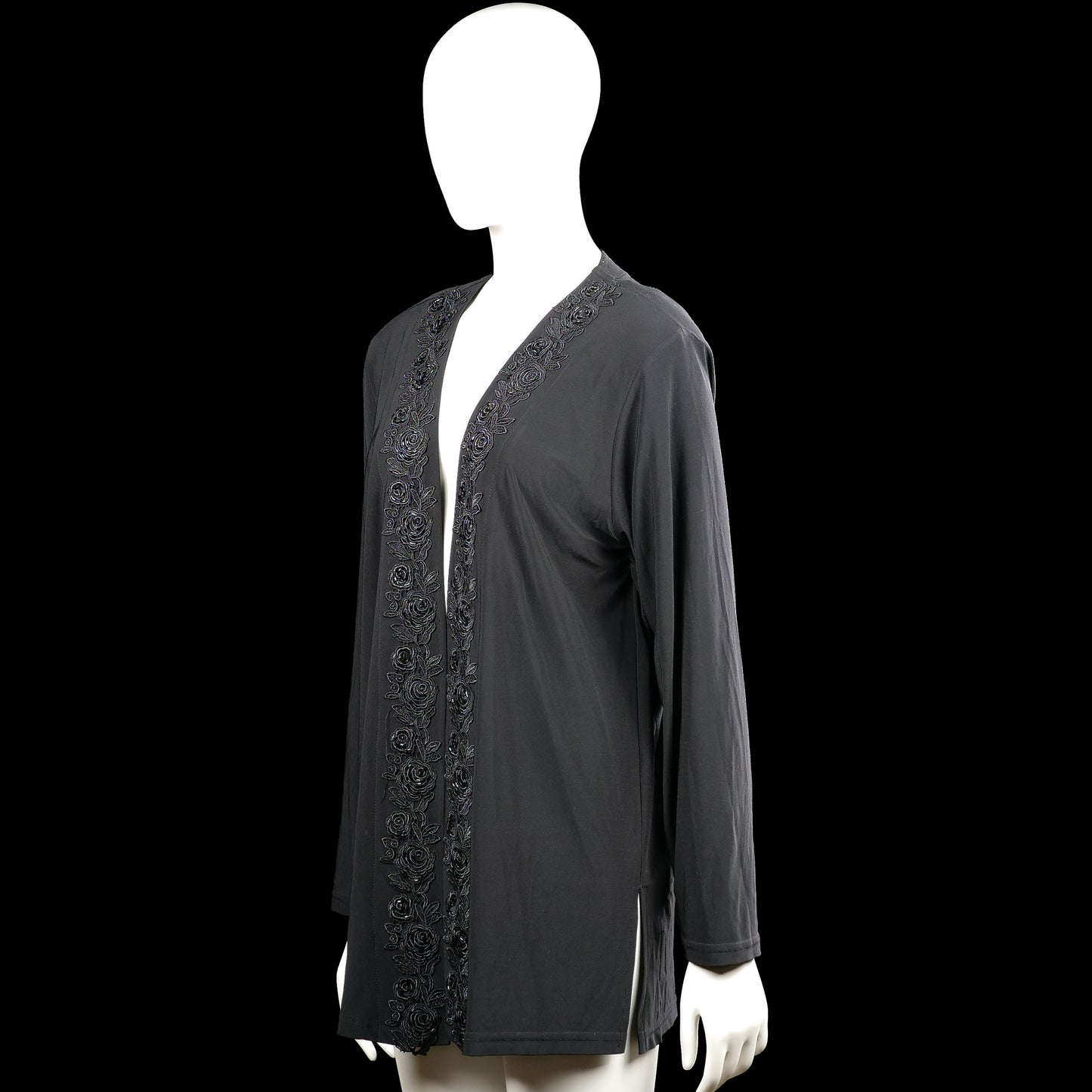 Cardigan - Black - Size L
