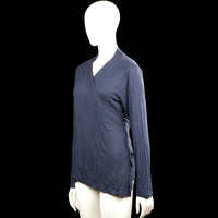 Long-sleeve top - Navy - Size L