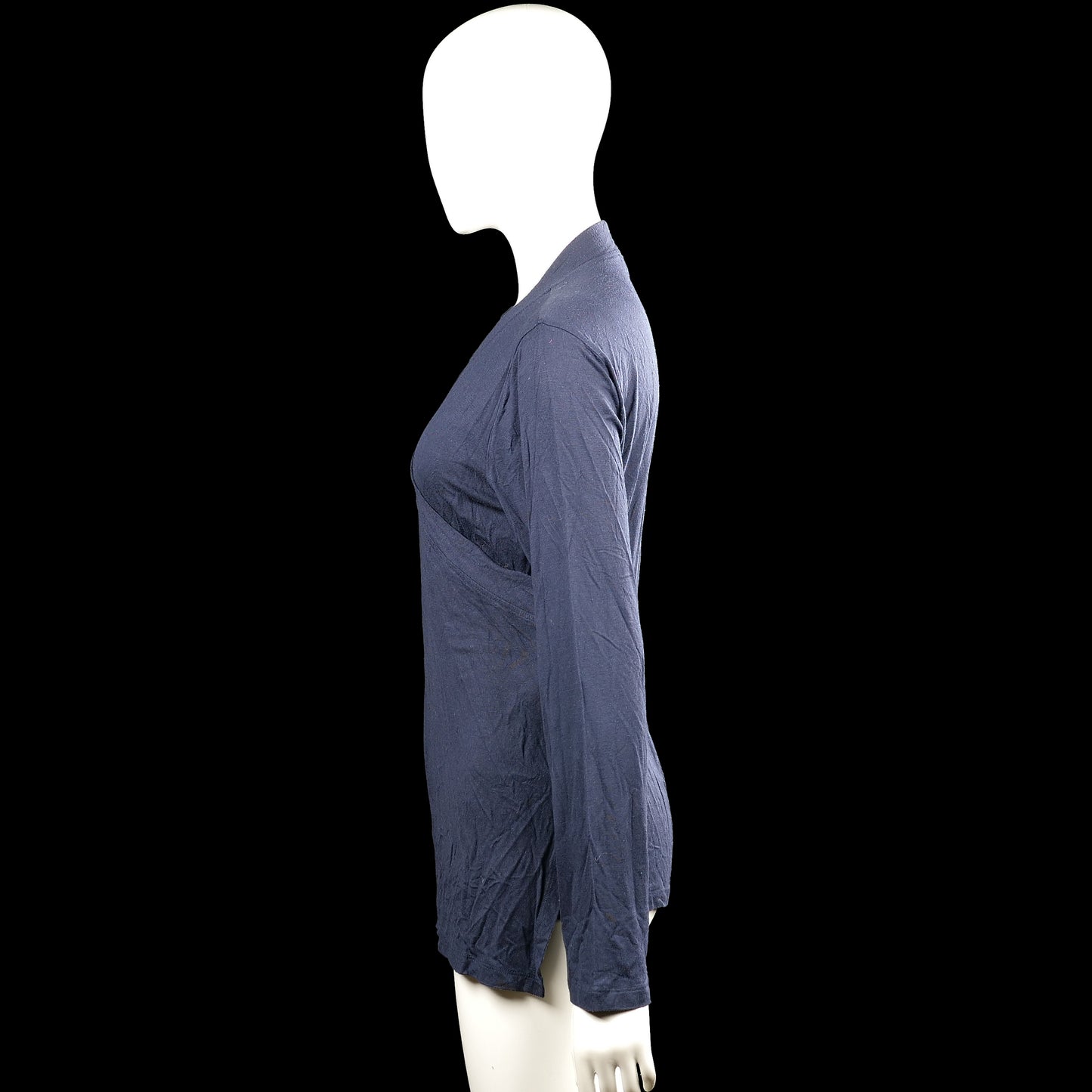 Long-sleeve top - Navy - Size L