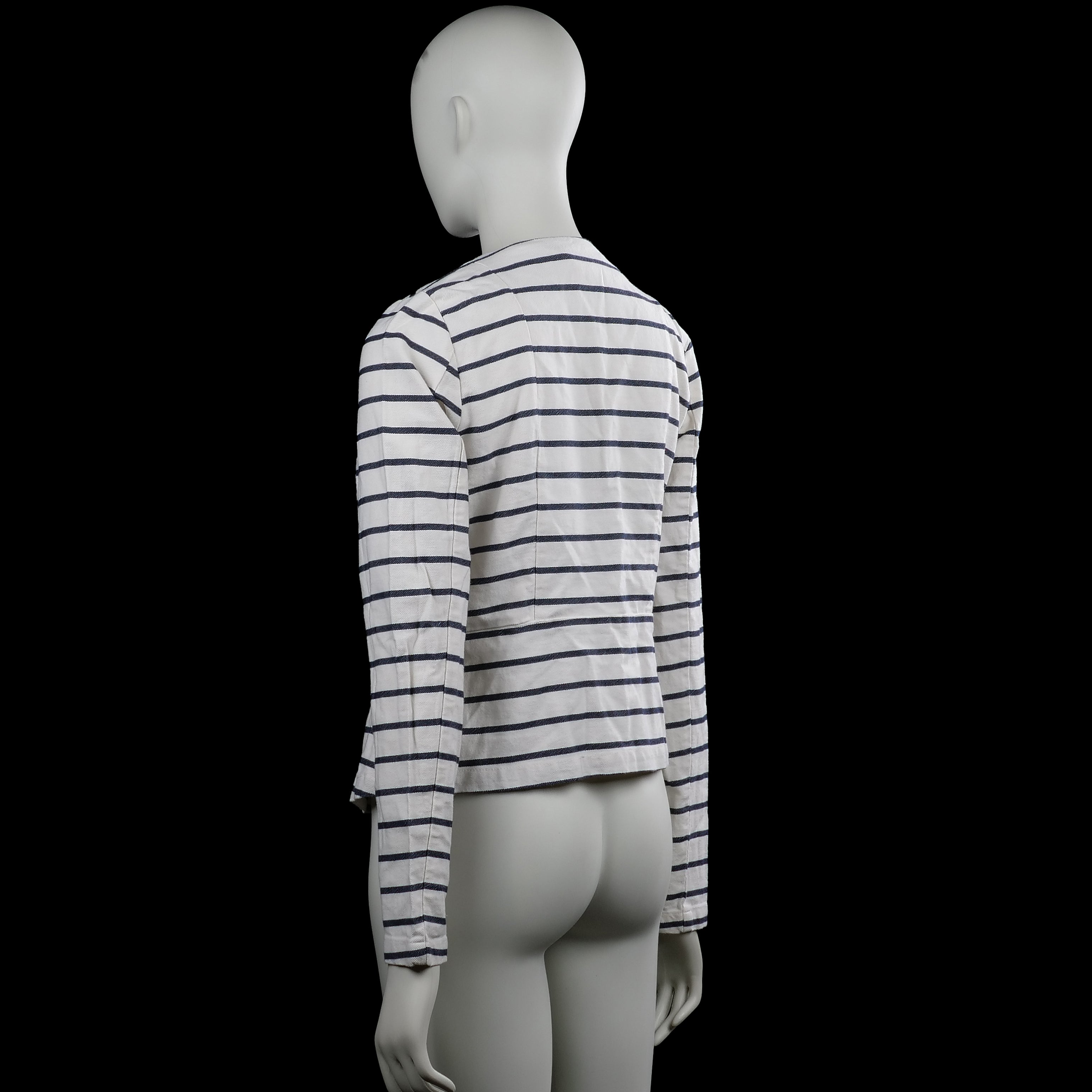Blazer - White & Navy - Size 36