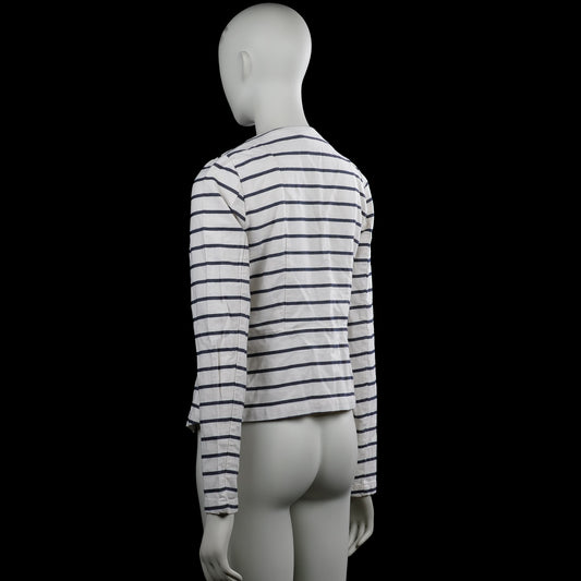 Blazer - White & Navy - Size 36