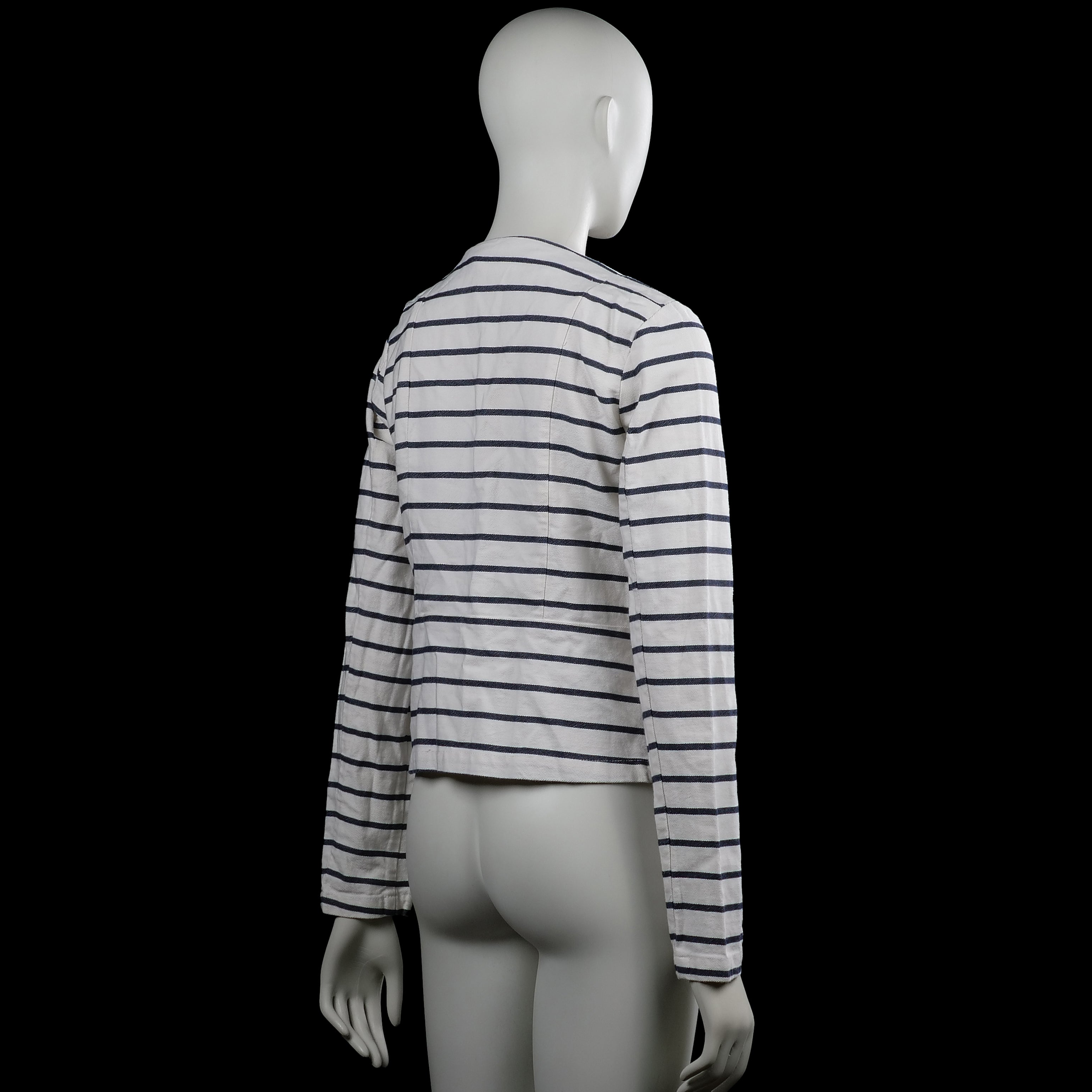 Blazer - White & Navy - Size 36