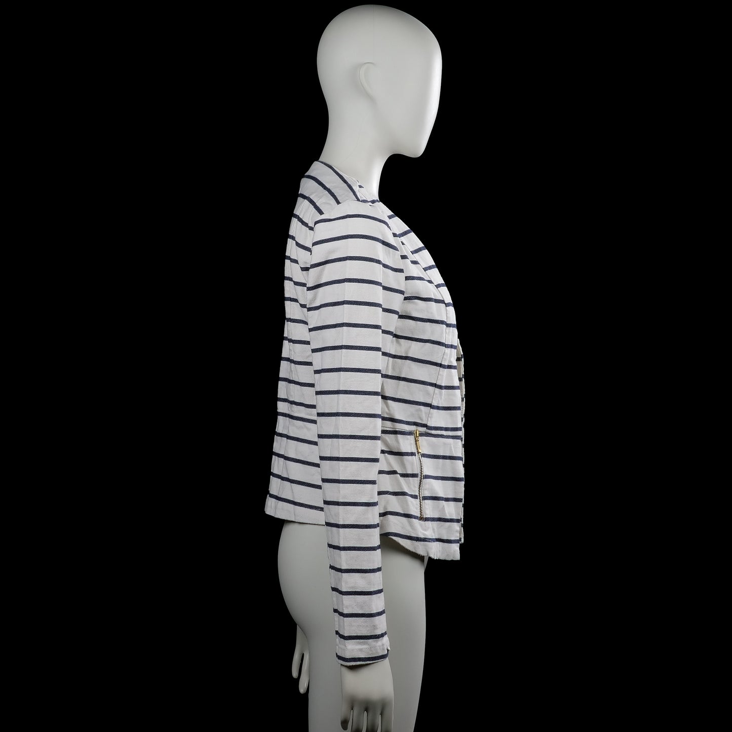 Blazer - White & Navy - Size 36