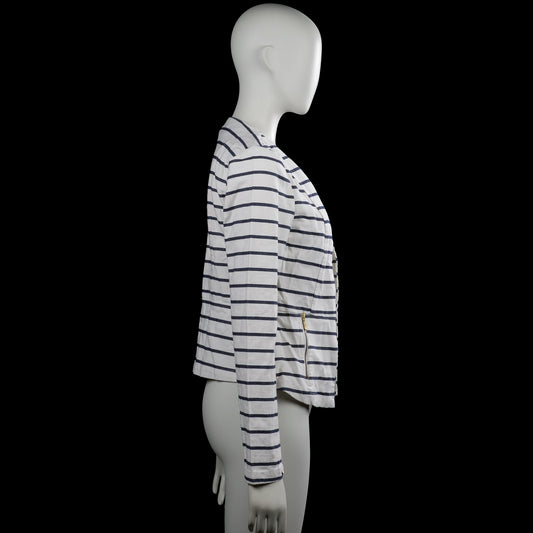Blazer - White & Navy - Size 36