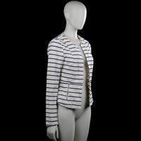 Blazer - White & Navy - Size 36