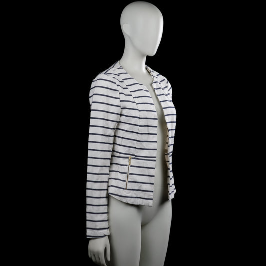 Blazer - White & Navy - Size 36