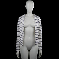 Blazer - White & Navy - Size 36