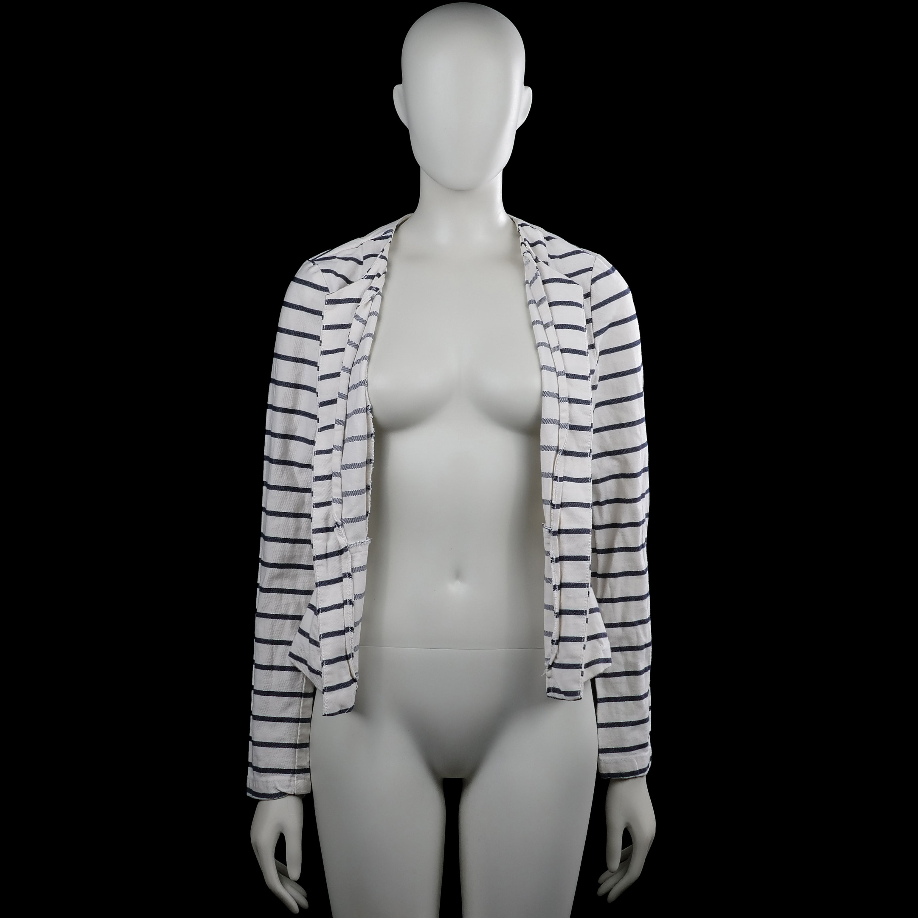 Blazer - White & Navy - Size 36