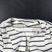 Blazer - White & Navy - Size 36