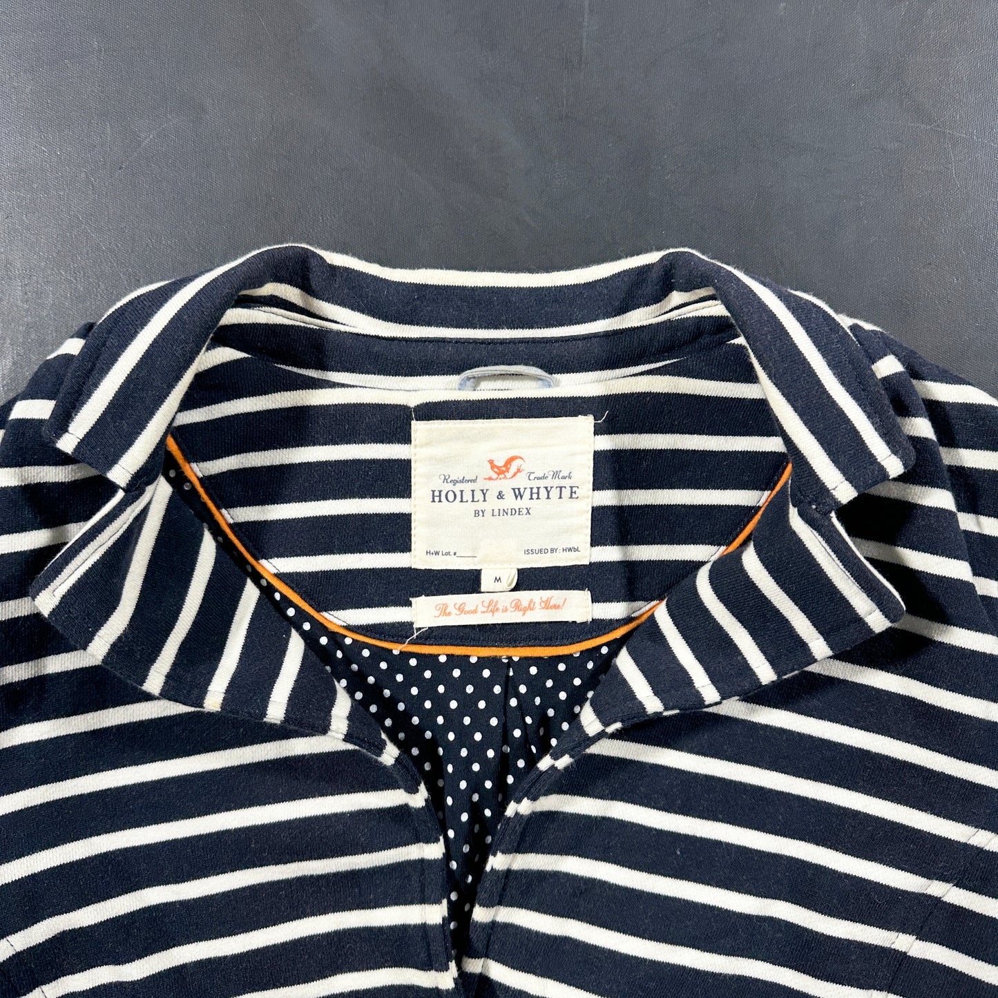 Blazer - Navy & White - Size M